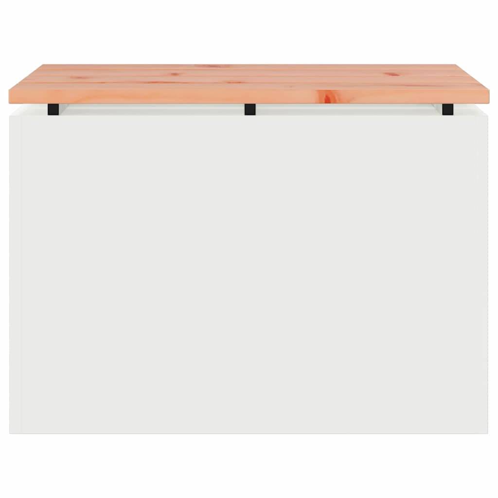 vidaXL Gartenbank Weiß 60 x 40 x 43 cm
