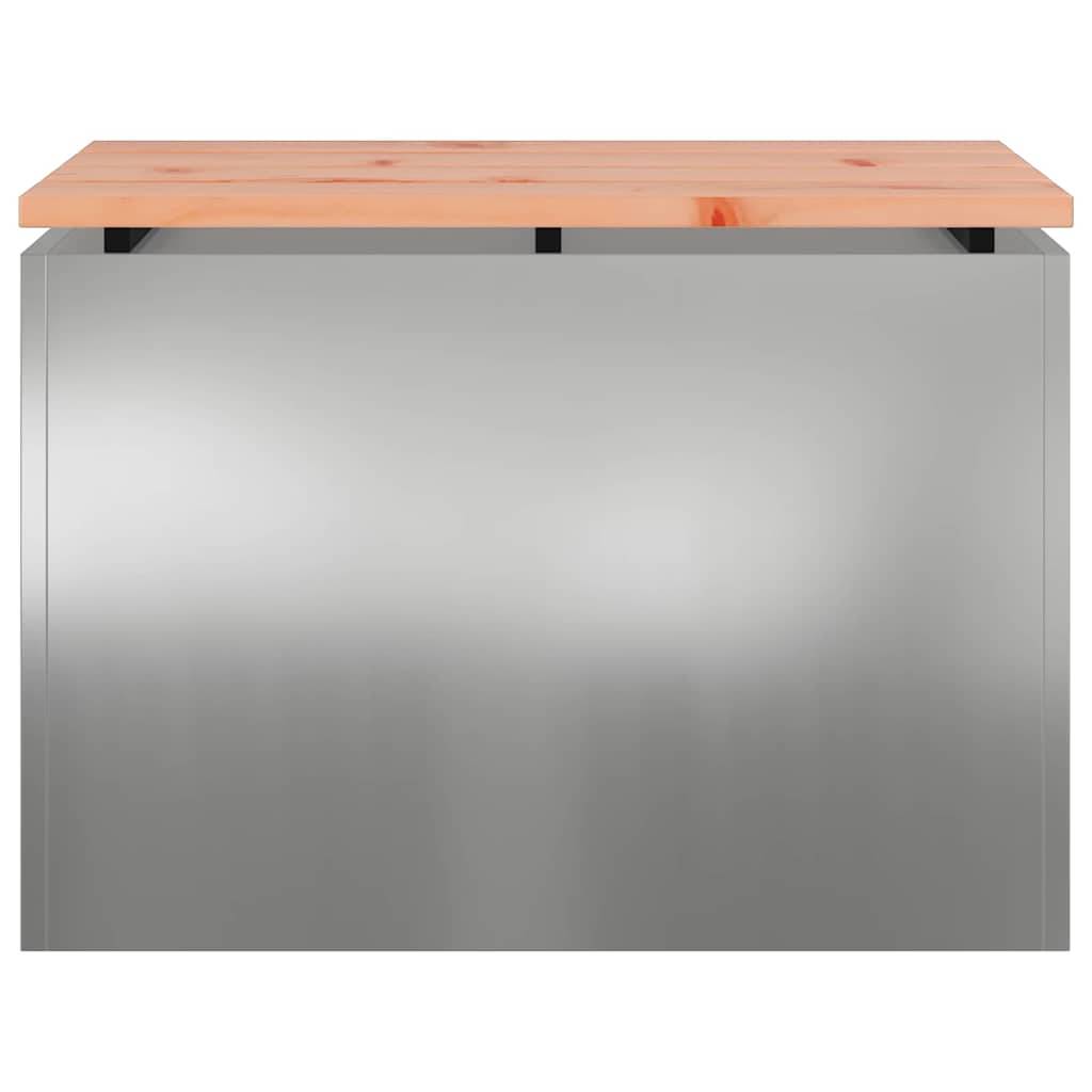 vidaXL Gartenbank Verzinkter Stahl 60 x 40 x 43 cm