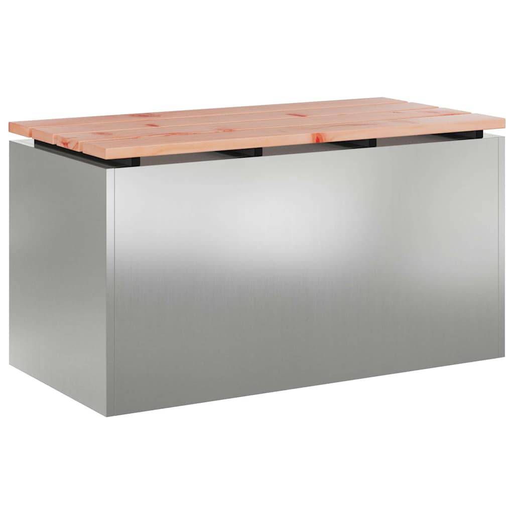 vidaXL Gartenbank Verzinkter Stahl 80 x 40 x 43 cm