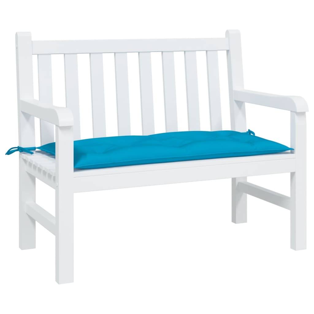 vidaXL Gartenbank-Auflage Hellblau 110x50x7 cm Oxford-Gewebe