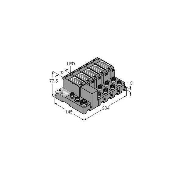 Turck Programmierbares Set TI-BL67-PG-EIP-S-8