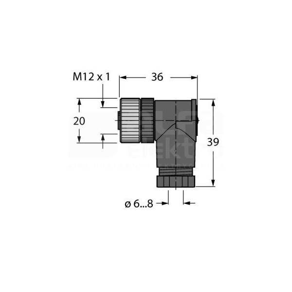 Turck Rundsteckverbinder B8281-0