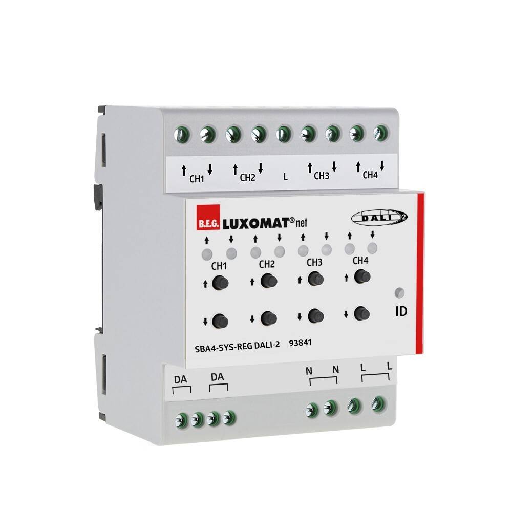 BEG Brück Electronic Jalousieaktor SBA4-SYS-REGDALI2 ws