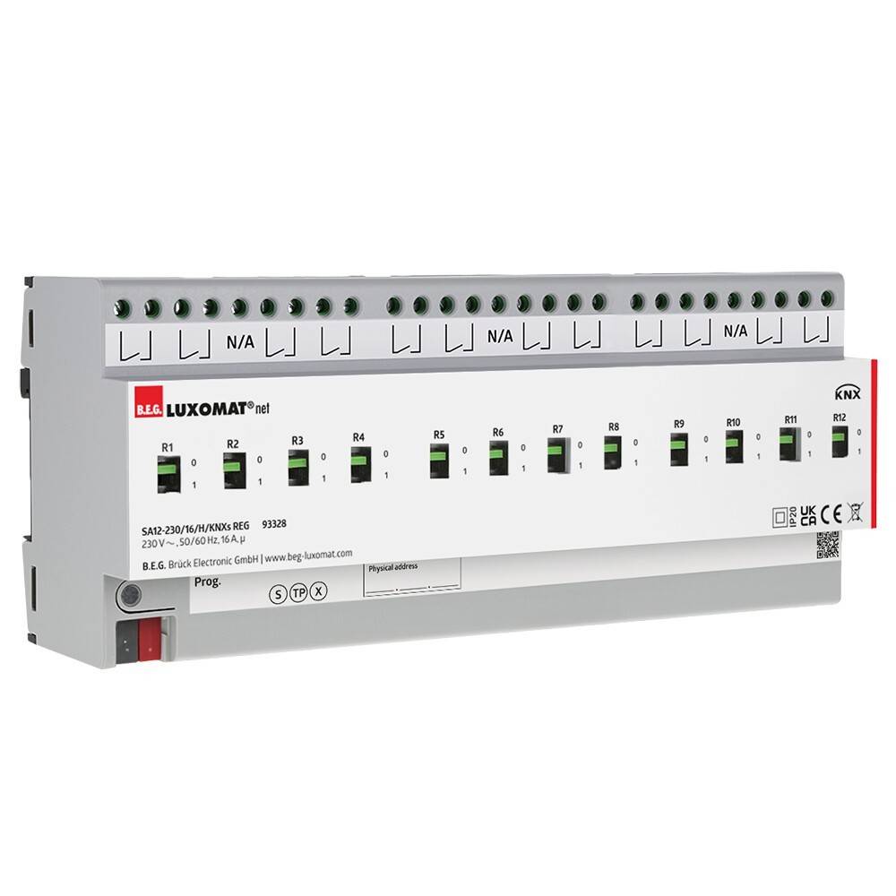 BEG Brück Electronic Schaltaktor SA12-230/16H/KNXsREG
