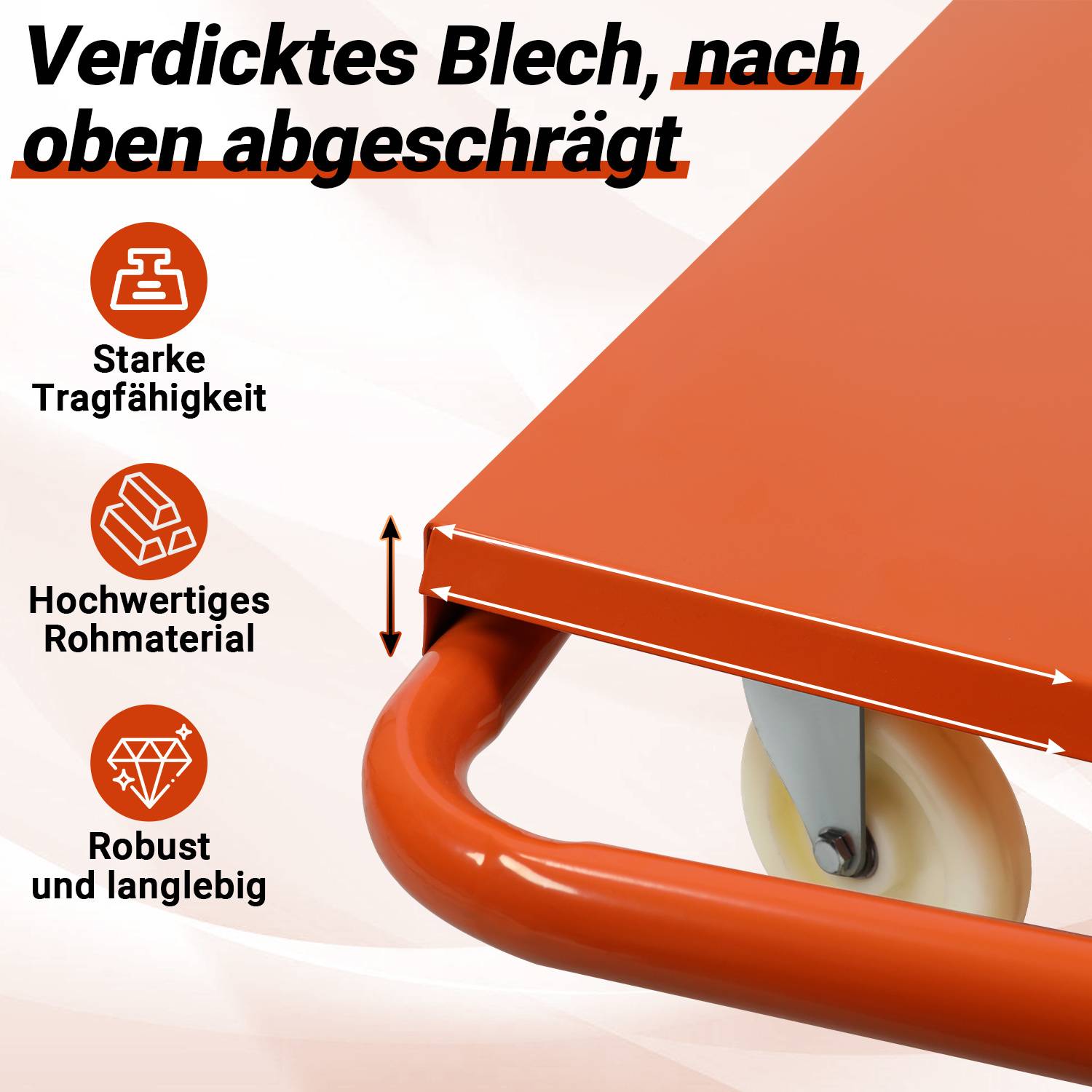 Plattenwagen Trolley Plattenroller Transportwagen Gipskartonplatten Plattenkarre