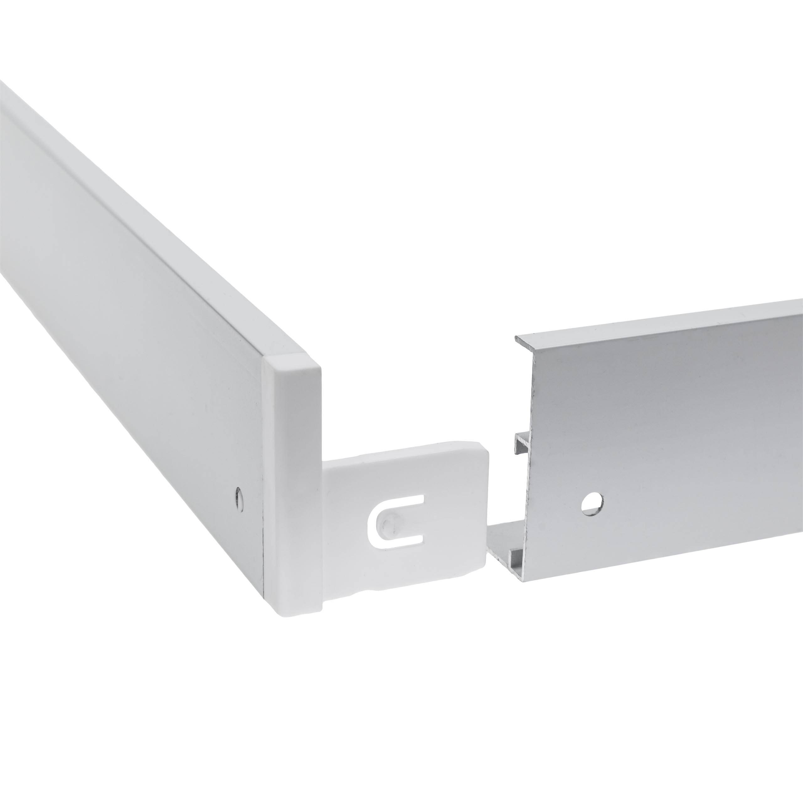 Aufbaurahmen Halterung für LED Panele 62x62cm Weiß