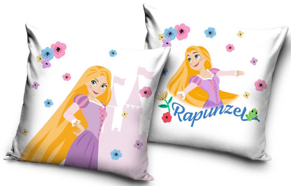 Disney Prinzessin Rapunzel Kissenbezug 40x40 cm Samt