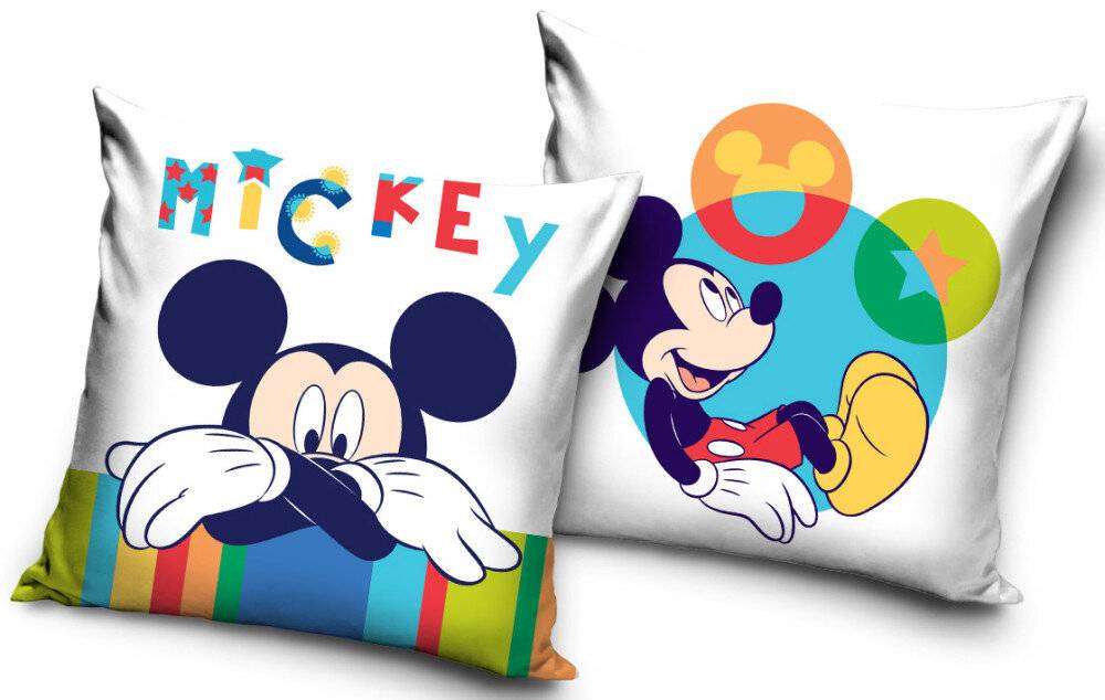 Disney Mickey Samt Kissenbezug 40x40 cm