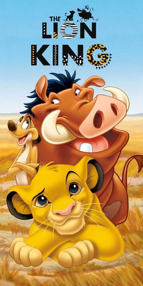 Disney Der König der Löwen Pride Lands Trio Badetuch, Strandtuch 70x140cm