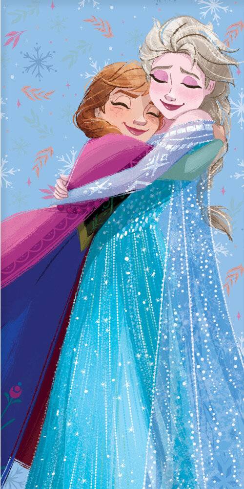 Disney Eiskönigin Hug Badetuch, Strandtuch 70x140 cm