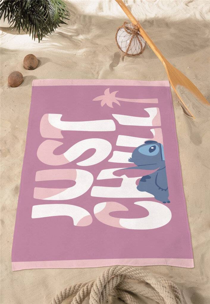 Disney Lilo und Stitch Badetuch, Strandtuch 70x140cm (Fast Dry)