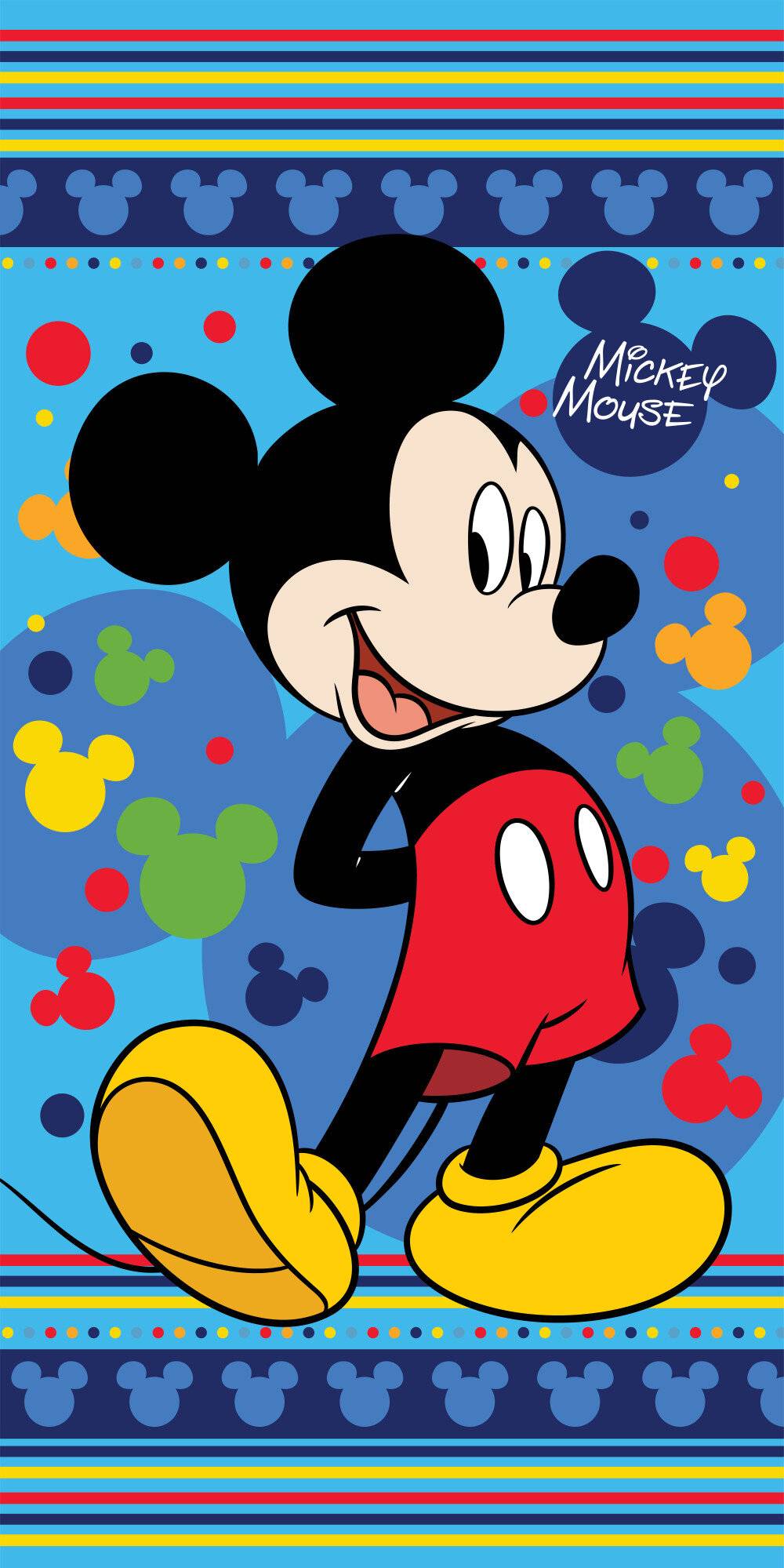 Disney Mickey Badetuch, Strandtuch 70x140cm