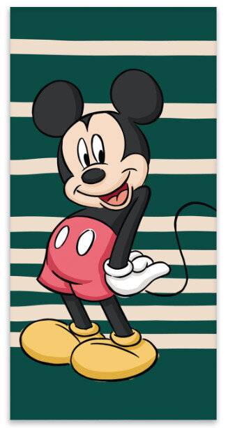 Disney Mickey Green Badetuch, Strandtuch 60x120cm