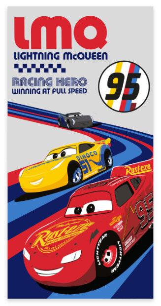 Disney Cars Full Speed Badehandtuch, Strandtuch 60x120cm