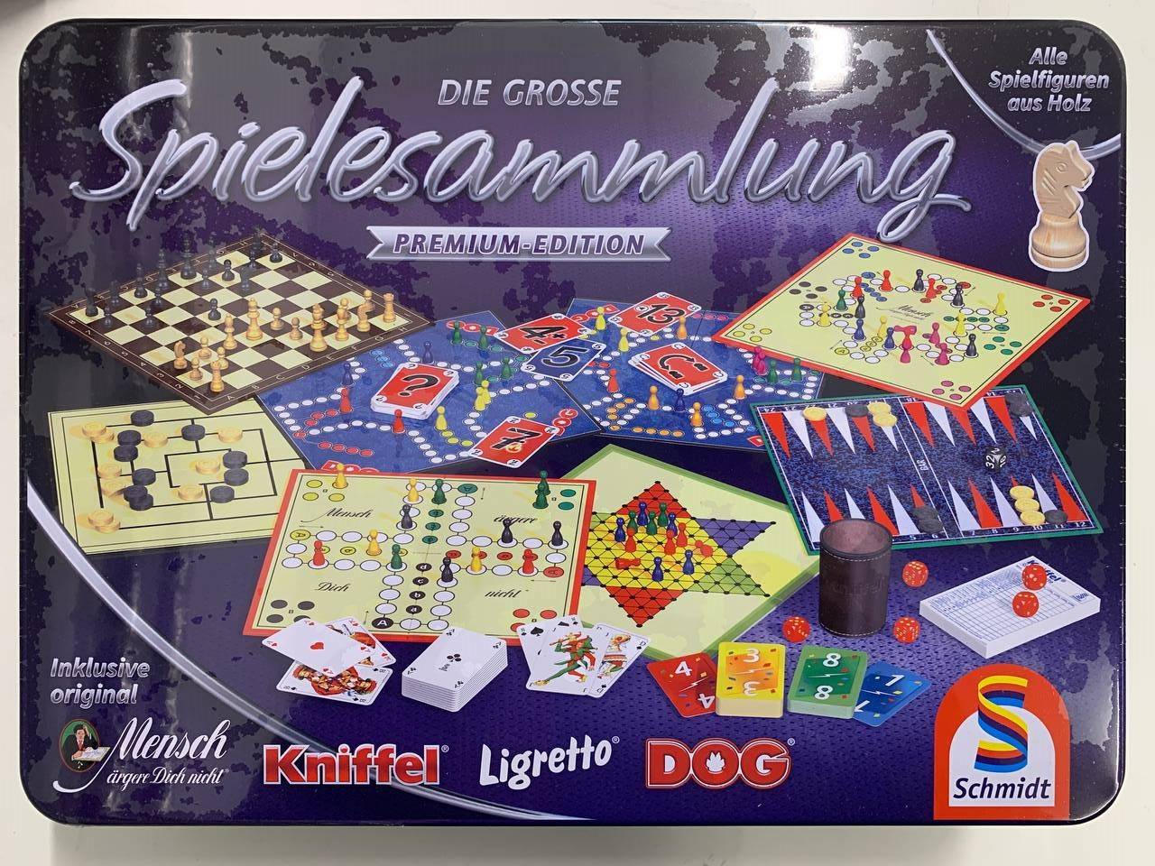 Schmidt Spiele Die große Spielesammlung in der Metalldose