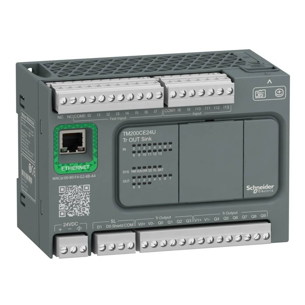 Schneider Electric M200 24I/O,Dc24, TM200CE24U