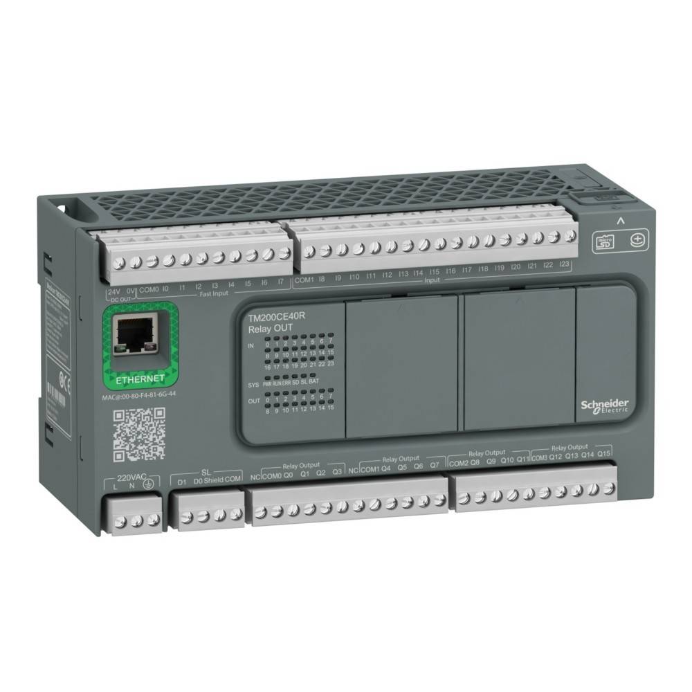 Schneider Electric M200 40I/O,Ac220,24 In,16 TM200CE40R