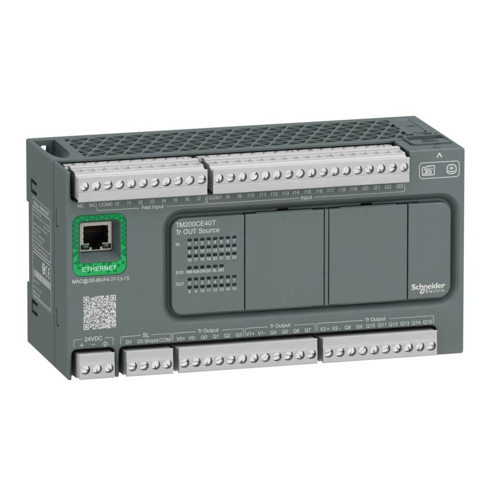 Schneider Electric M200 40I/O,Dc24,24 In,16 TM200CE40T
