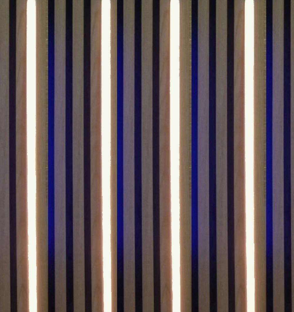 3467 LED Leuchte 50cm weiß Kunststoff Schiene Neutral Weiß