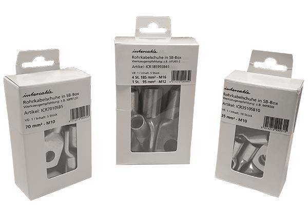 Intercable ICR65SB10 Rohrkabelschuh 6qmm M5 verz. in SB-Box Inh.:10Stück Install.Baumaterial