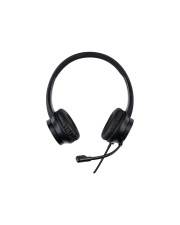 Lindy Headset On-Ear kabelgebunden USB-A USB-C Schwarz
