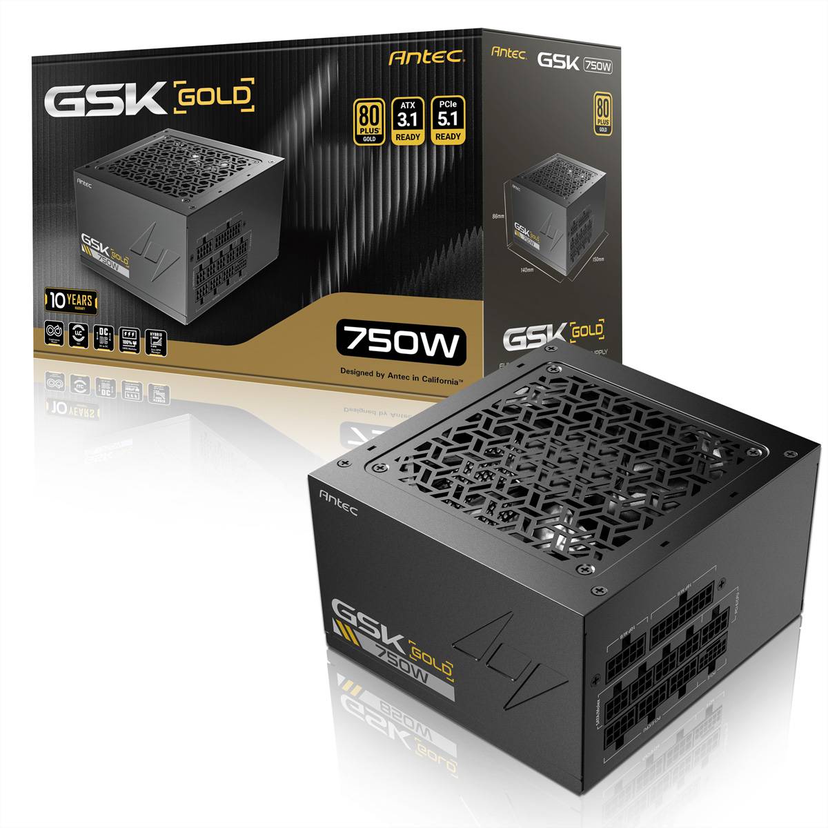 ANTEC GSK750 V2 ATX3.1 Netzteil 750W