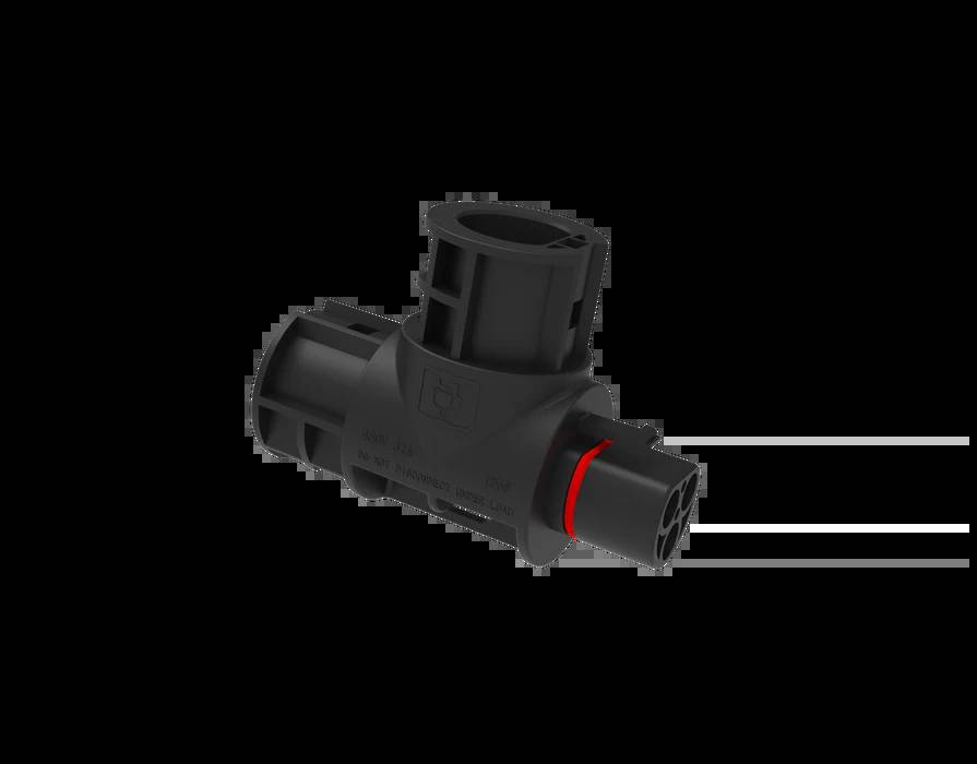 T-Verbinder mit BC01-Anschlüssen – Parallelbetrieb von Micro-Invertern nach VDE-Standards