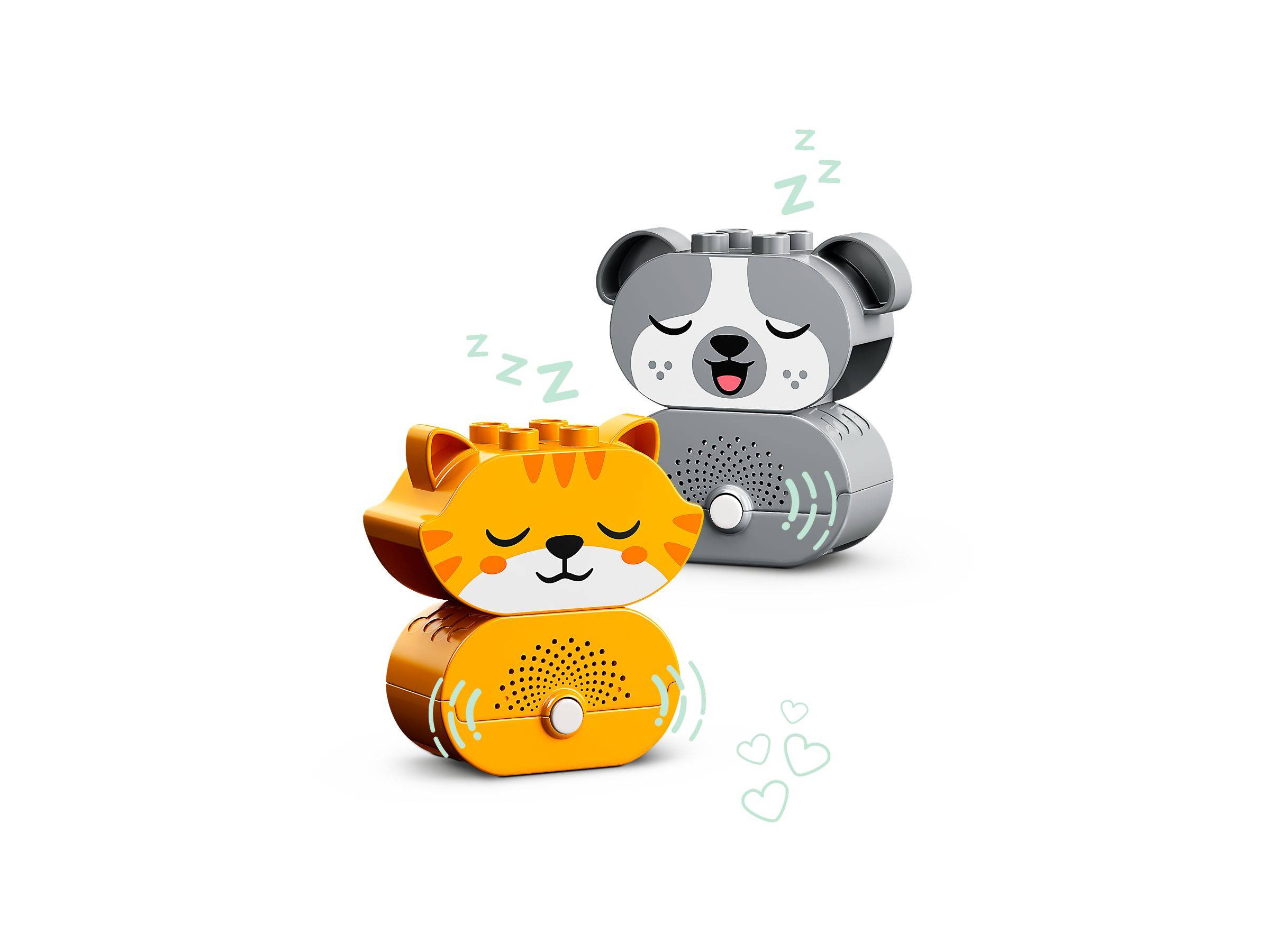 LEGO® DUPLO® 10977 Mein erstes Hündchen & Kätzchen – mit Ton