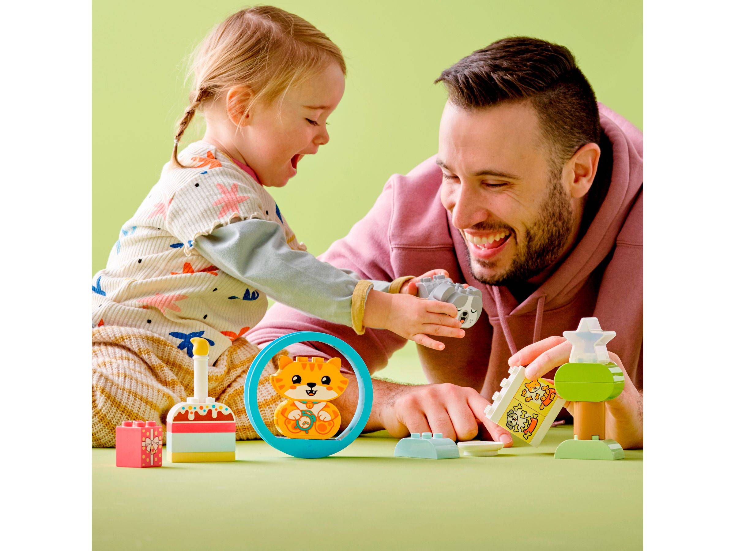 LEGO® DUPLO® 10977 Mein erstes Hündchen & Kätzchen – mit Ton