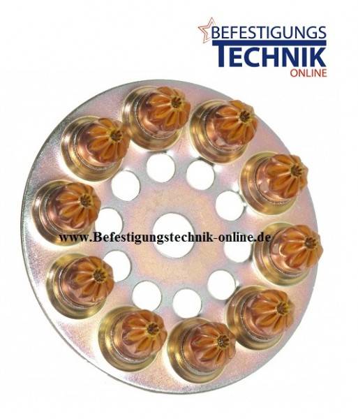 100 Rund Kartuschen 6,3/10 M Gelb für Bolzensetzgerät SPIT P60 P370 P390 P200 P3X T