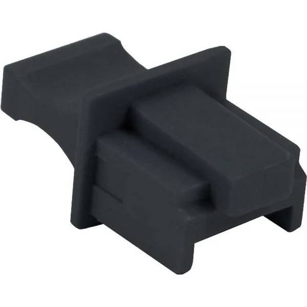 Danicom - RJ45-Port-Abdeckungen, Satz von 10, schwarz