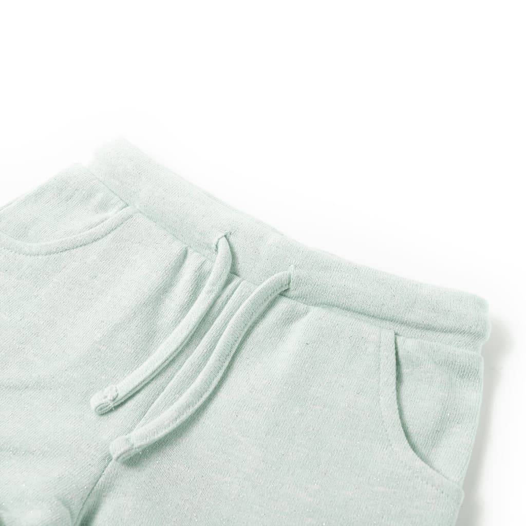 Kindershorts mit Kordelzug Helles Minzgrün 116