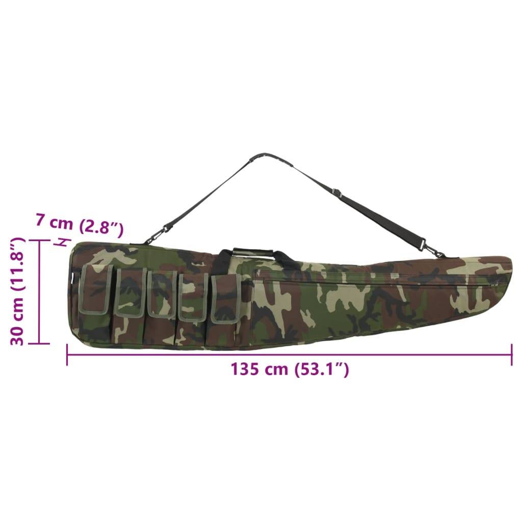 vidaXL Gewehrtasche mit Schultergurt 135 cm Oxford-Gewebe