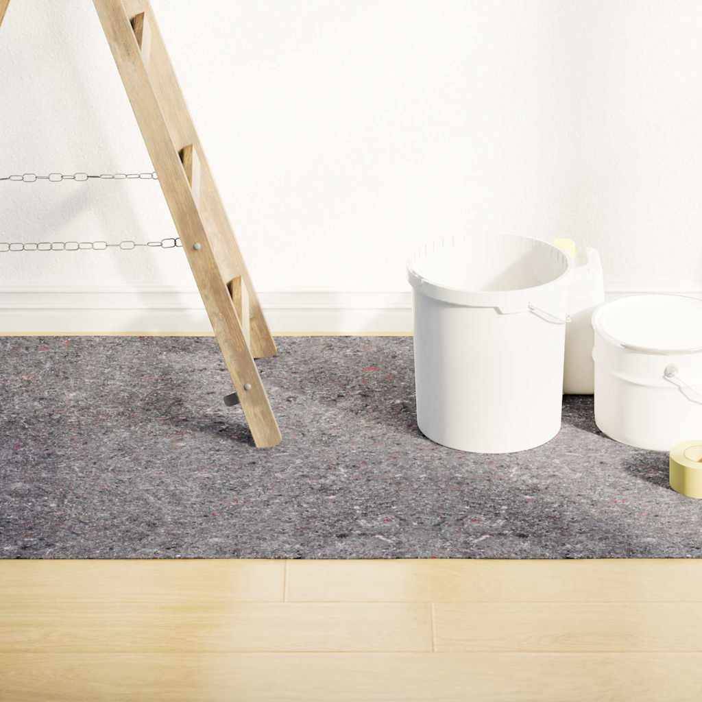 vidaXL Rutschfeste Malervliese 2 Stk. 50 m 220 g/m² Grau