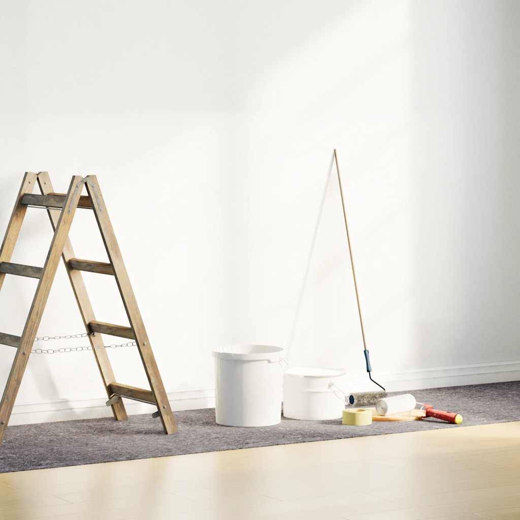 vidaXL Rutschfeste Malervliese 2 Stk. 50 m 220 g/m² Grau