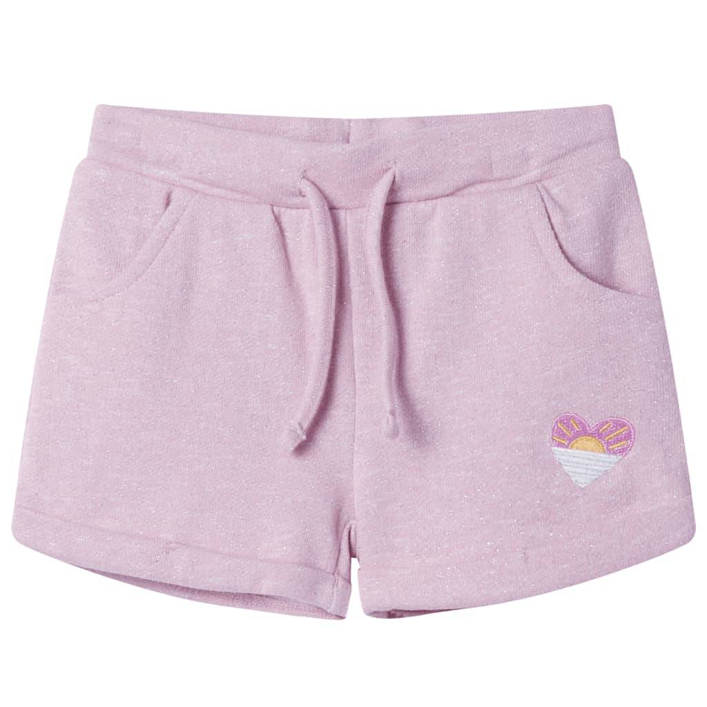 Kindershorts mit Kordelzug Lila 116