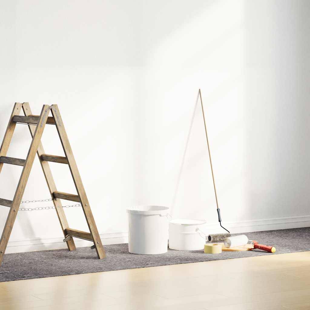 vidaXL Rutschfeste Malervliese 2 Stk. 10 m 180 g/m² Grau