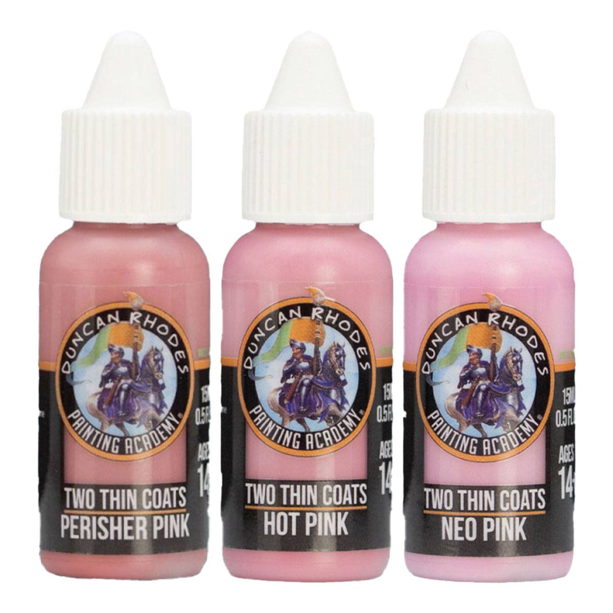 Two Thin Coats Acryl Miniaturenfarben (Wave 2) Triads Pink - 3 x 15 ml