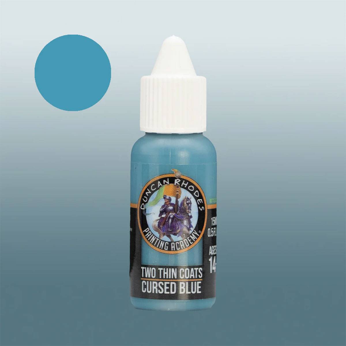 Two Thin Coats Acryl Miniaturenfarbe - Cursed Blue (Midtone)