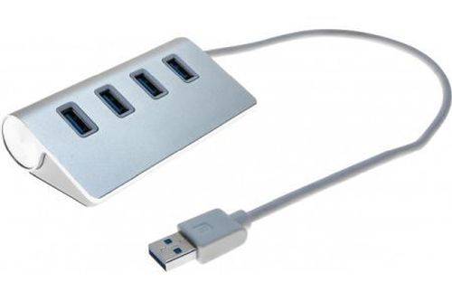 USB 3.0 Hub, 4 Ports USB 3.0 Typ A, mit integriertem USB 3.0 Typ A Anschlusskabel