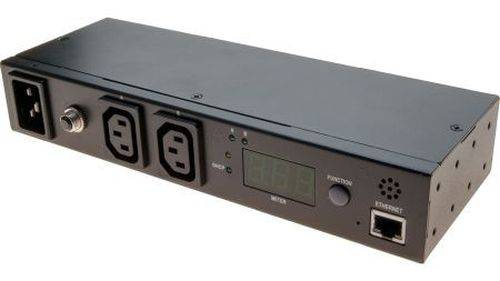 Dexlan IP-gesteuerte PDU (schaltbare Steckdose), 2-fach C13 Buchse, 19"