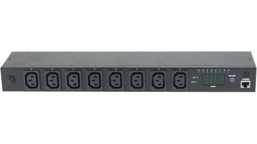 IP-gesteuerte PDU (schaltbare Steckdose), 8-fach C13 Buchse, 19 Zoll