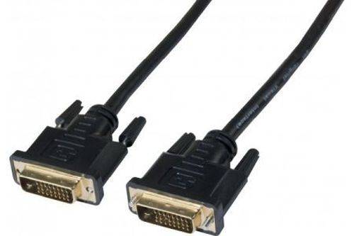 DVI Monitorkabel, Duallink, 24+1pol DVI-D St./St., 2,0 m