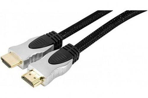 Premium HDMI High Speed Kabel mit Geflechtmantel, 4K, HDMI St. A/ HDMI St. A, 5,0 m
