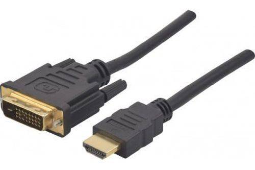 HDMI an DVI-D Kabel, HDMI St. / DVI-D St., 2,0 m