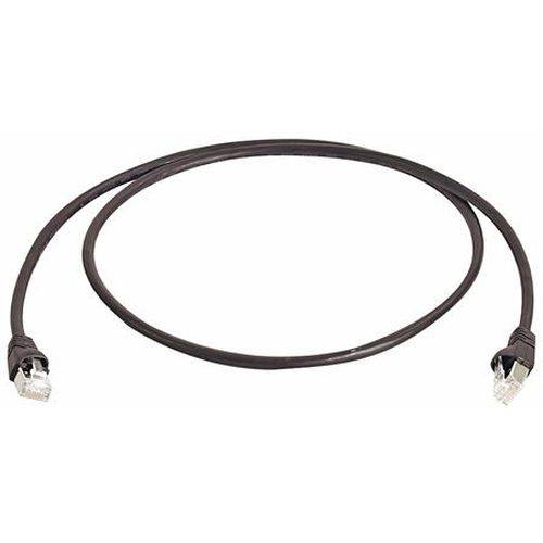 Telegärtner Patchkabel Cat. 6A ISO/IEC, S/FTP (PiMF), halogenfrei, schwarz, 3,0 m
