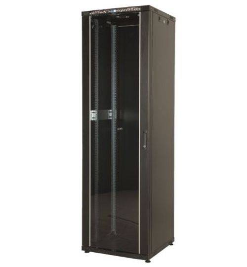 Ekivalan 19" Netzwerkschrank Eco, BEEA Serie, 22 HE, 600 x 800 mm, schwarz