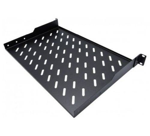 Ekivalan 19" Fachboden, 1 HE, 486 x 200 mm, schwarz