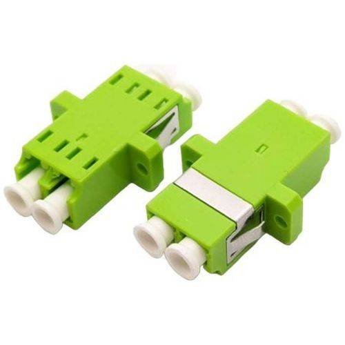 Tecline LWL Kupplung, LC/LC Duplex, OM5, limettengrün