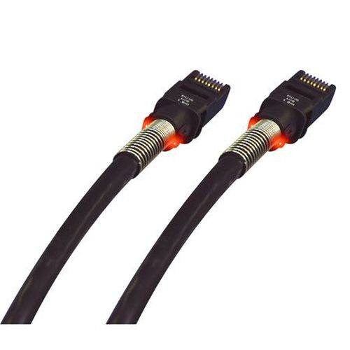 Patchsee Patchkabel PCI-6Patch, Cat. 6a, U/FTP, schwarz, 0,9 m